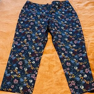 Wildfang Empower Wildflower Slim Crop Pant